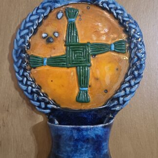 Hand made St Brigid's Cross Holy Water Font 5