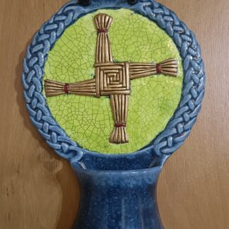 Hand made St Brigid's Cross Holy Water Font 6