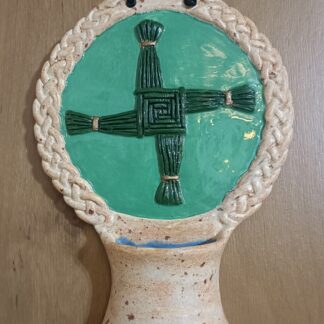 Hand made St Brigid's Cross Holy Water Font 8